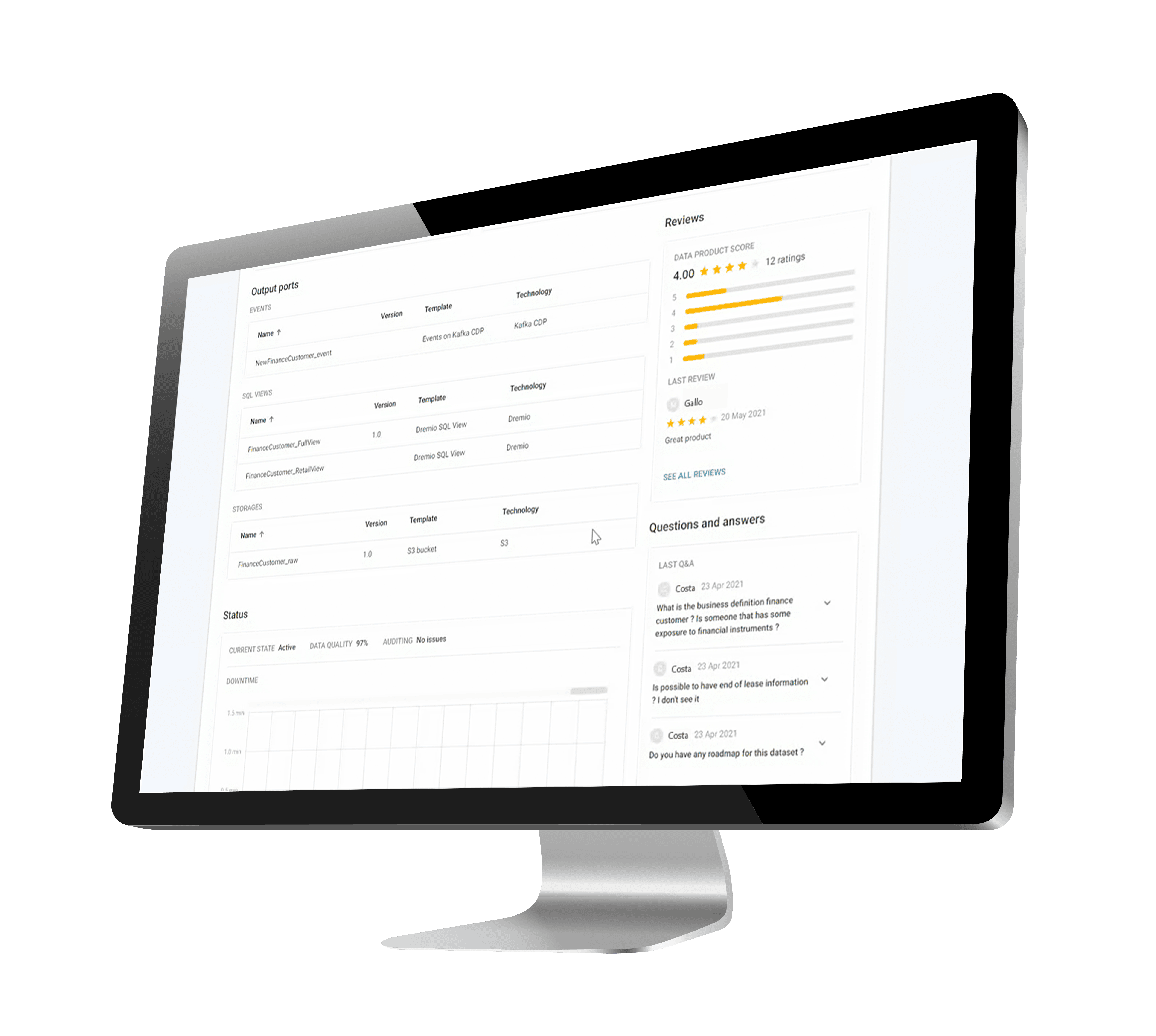 Witboost's Data Product Marketplace in action.