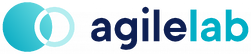 Agile Lab logo, with two intertwining circles and the brand name written in lowercase "agilelab".