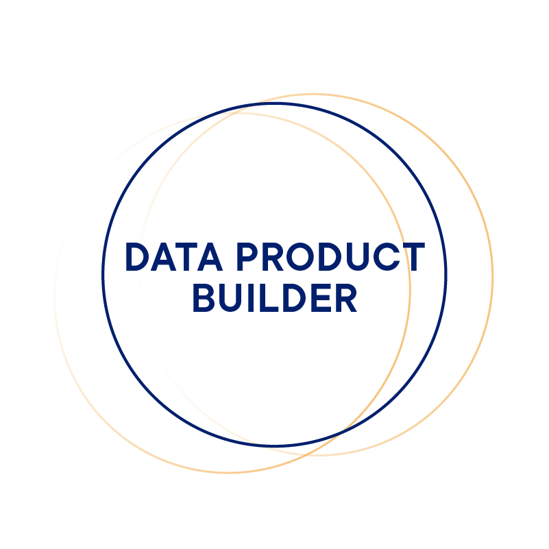 Circle illustration of Witboost's Data Product Builder module.
